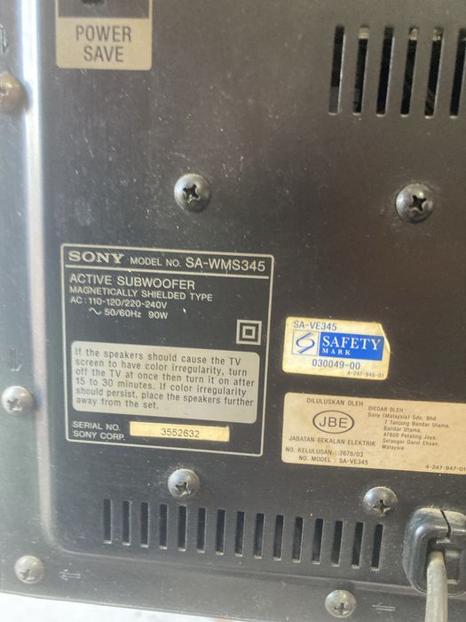 субуфер сони  рабоТи супер