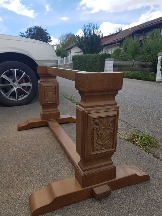 Măsuță cafea lemn masiv sculptat