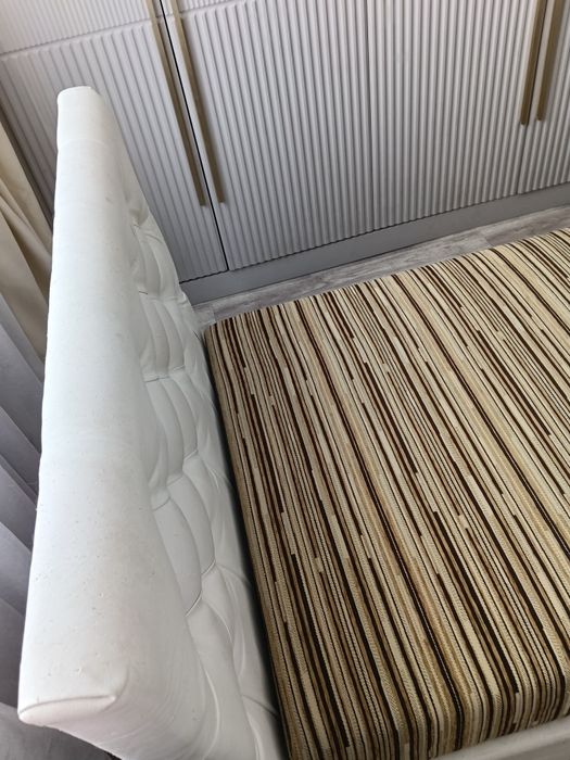 Кровать эко кожа