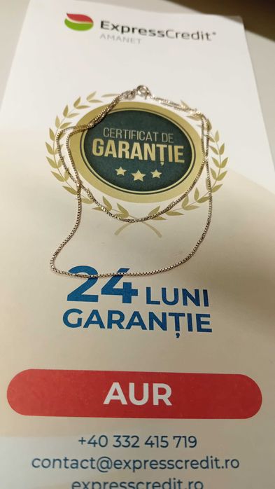 Lant aur 18k Ag20 Dancu b28395 Garantie 2 ani !