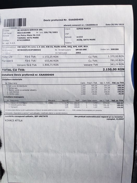 Golf 4, 1.4 benzina, 2002