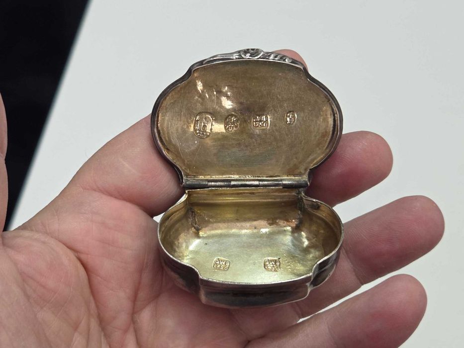 Cutiuta vintage argint 1756