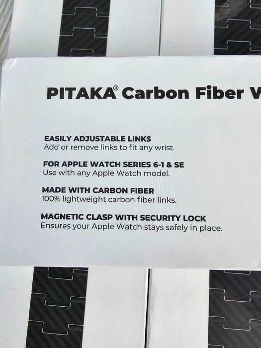Pitaka Оригинални карбонови каишки за Apple Watch