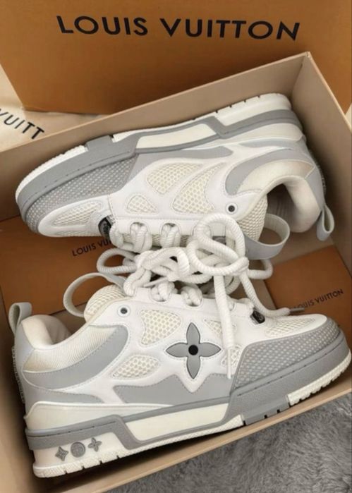 Adidasi Louis Vuitton LV Skate Gri