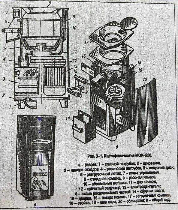 диск-чаша абразивная для картофелечистки