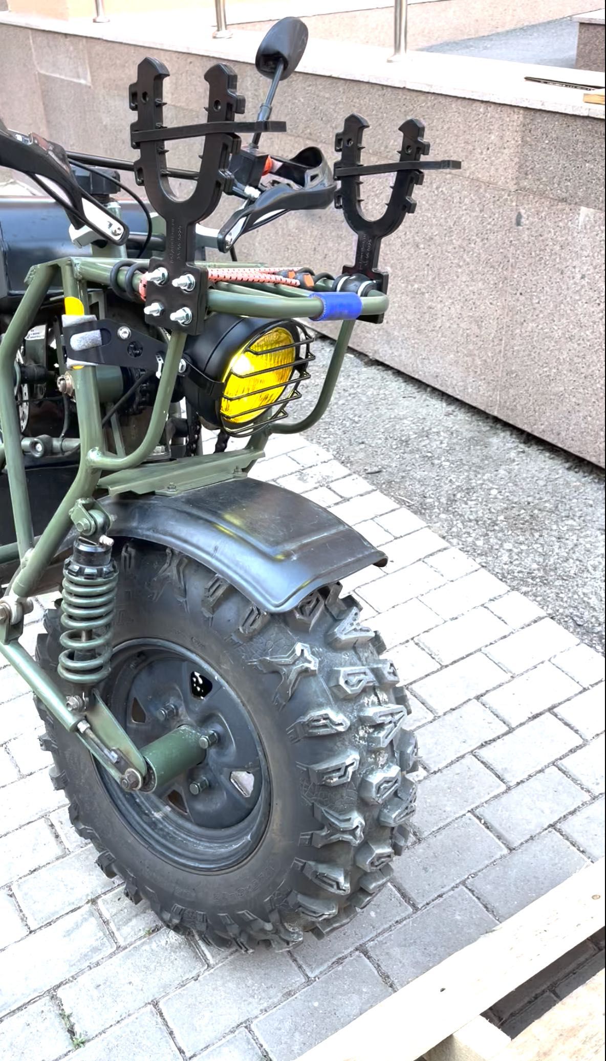 Самодельный мотоцикл вездеход с двигателем от мотоблока