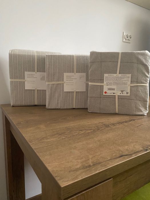 Zara Home-Husă de plapumă/ Cearșaf saltea Noi cu eticheta