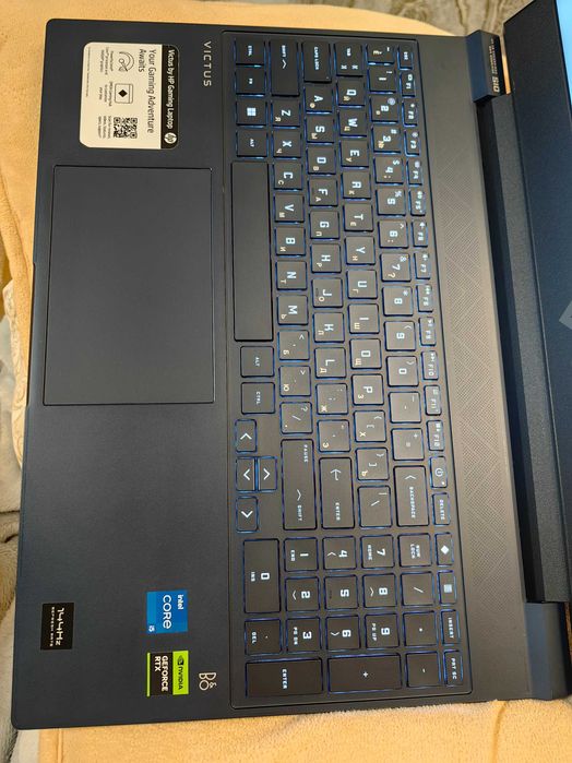 HP Vitcus Core i5-12Gen, RTX3050, 512ssd, 144Hz