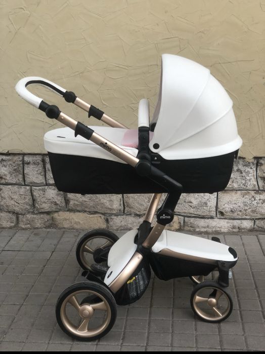 Бебешка Количка 2в1 Mima Xari Snow White - rose gold