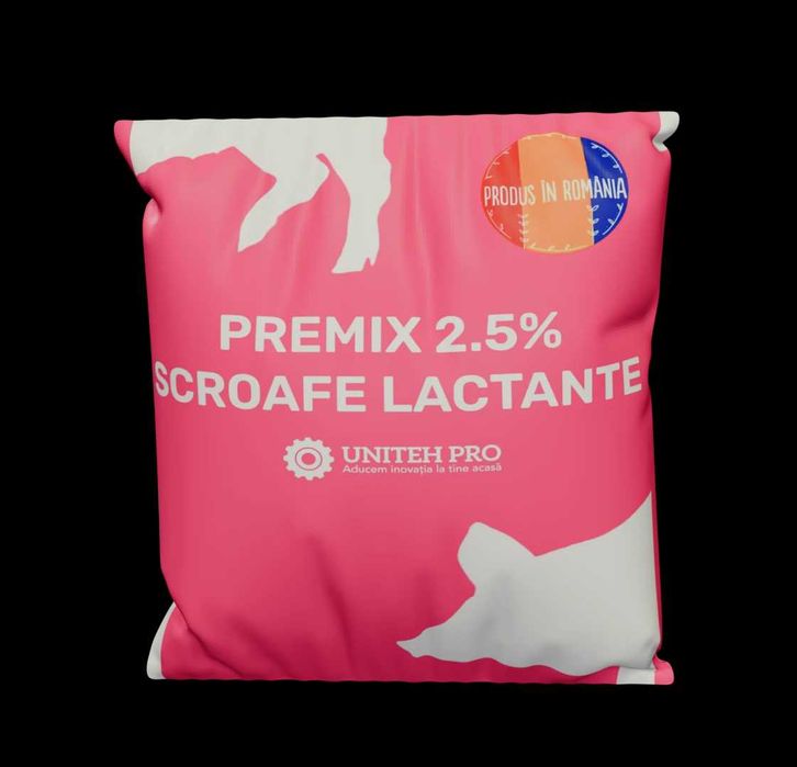 Premix 2.5% Scroafe Lactante, 25 kg Livrare 24-48h