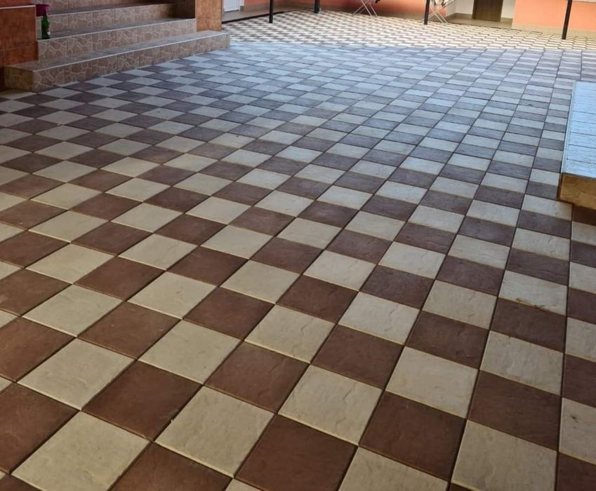 Pavele pentru gradina model Solzi Duos de la 39lei mp Montaj Pavele