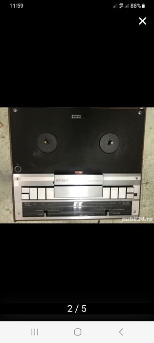 Magnetofon Saba automatic tc 554