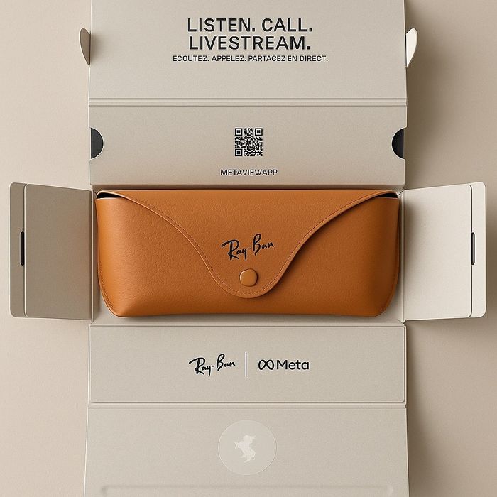 Ray-Ban Meta Wayfarer 53 Размер Прозрачный
