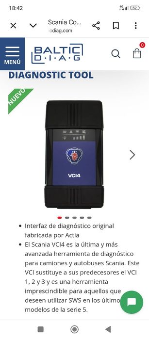 диагностичен интерфейс Scania VCI4 (Actia CoreXS VCI)