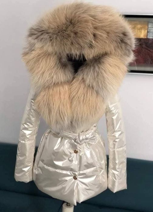 Geaca cu blana naturala