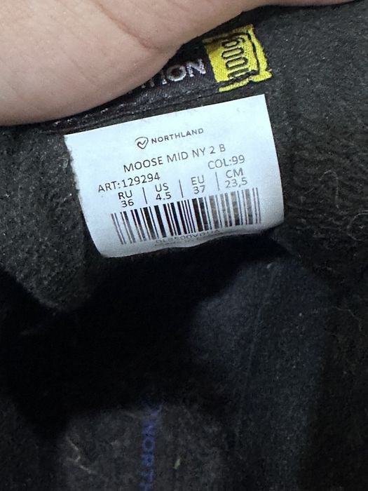 водонепроницаемые зимние ботинки оригинальные northland