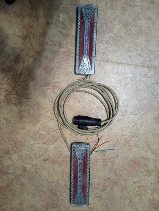 Фонари и проводка легкового прицепа.