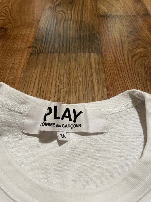 PLAY comme des garcon X Nike white tee