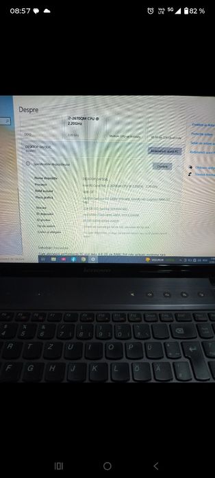 Laptop Lenovo i7