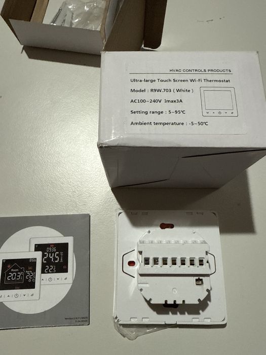 Termostat Ketotek Smart Wifi KTF0176A centrala,boiler,gaz,pardoseala