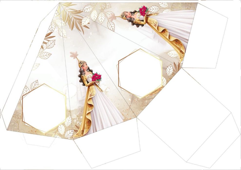 Бонбоньерки шаблон