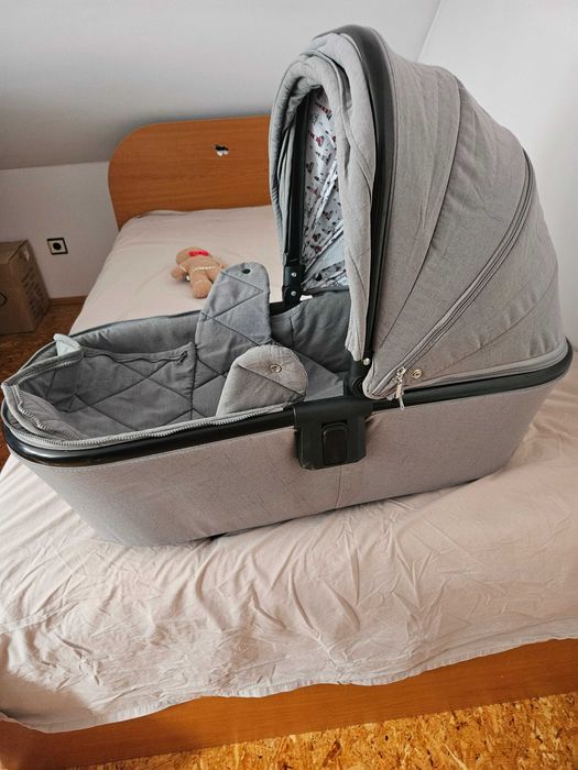 Бебешка количка Lorelli Rimini 2 в 1 ,цвят сив