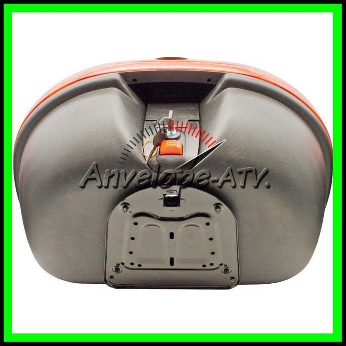 Cutie Portbagaj Topcase MOTO ATV pt Casca cu Placa Metalica 44L