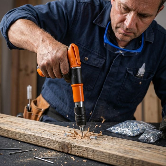 Професионален пистолет за заниване на пирони