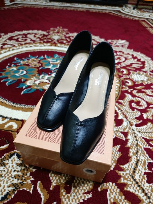 Туфли модельные кожаные