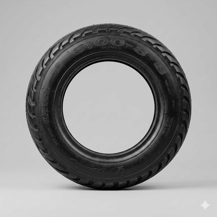 Anvelopă / Cauciuc Tricicletă Electrică 3.00-8, Calitate Superioară