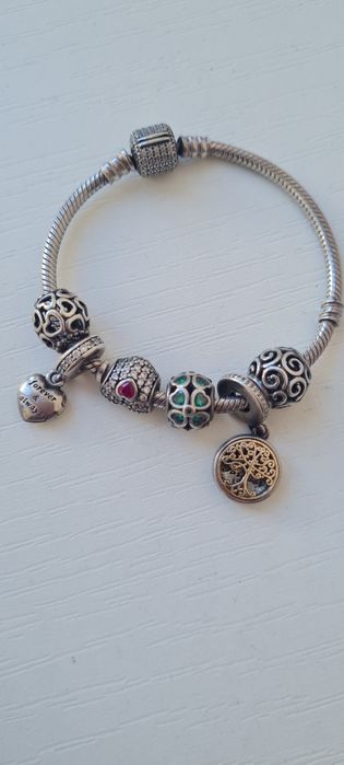 Bratara Pandora+charmuri