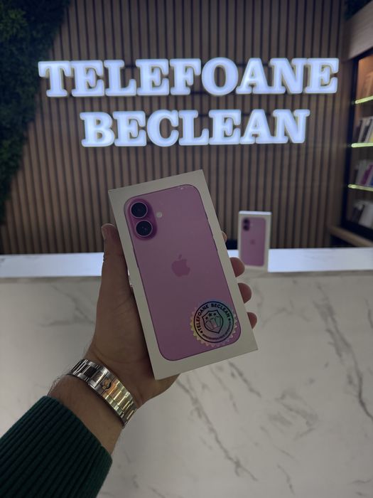 Iphone 16 roz sigilat / Garantie / Telefoane Beclean