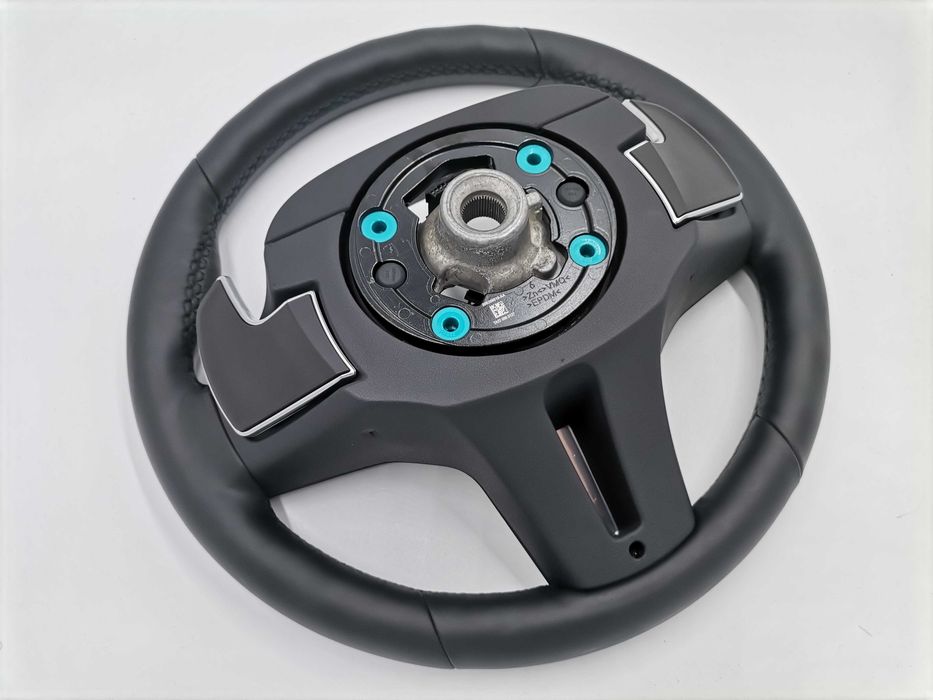 Нов M Sport Черен Кожен Волан BMW X5 G05 X6 G06 X7 G07 Facelift