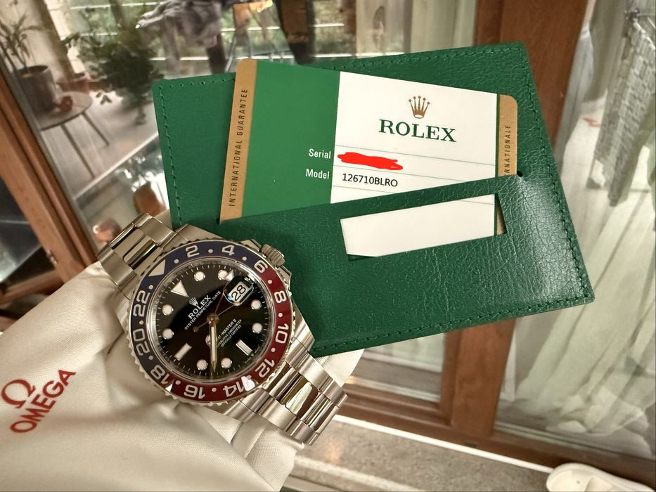Ceas Rolex GMT master II 126710BLRO PEPSI. Full set 2019, ca nou. Niciodata polisat.
