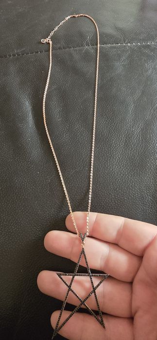 Lant argint aurit 62 cm