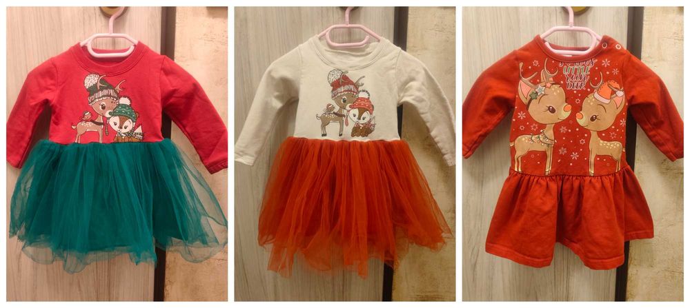 Коледни рокли за бебе и дете