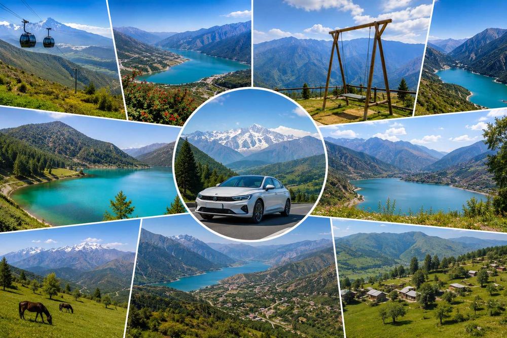 Поездки в горы на комфортном автомобиле BYD Chazor
