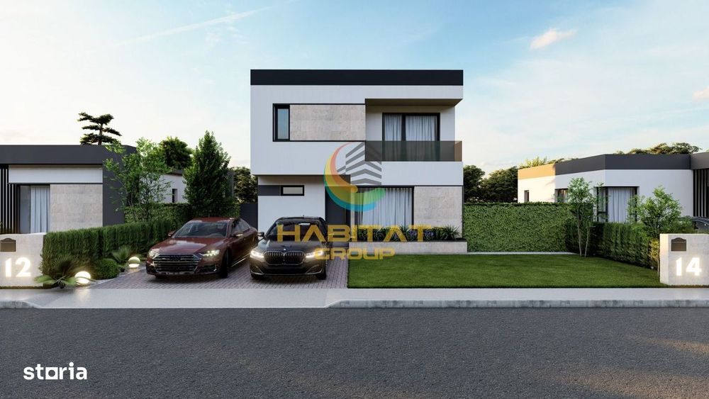 Vila 4 camere in ansamblu rezidential/ Statie STV / Vidra