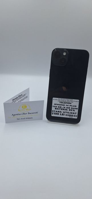 IPhone 14 Plus 128 GB 85% Baterie Garantie/Factura #52162