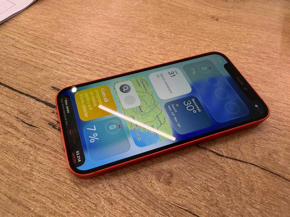 iPhone 12 Mini 64GB Red Baterie 100% Factură Garanție 24 Luni