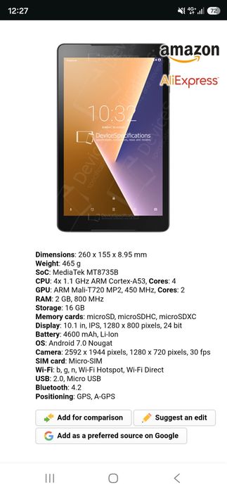 Vodafone Vfd 1300 tableta