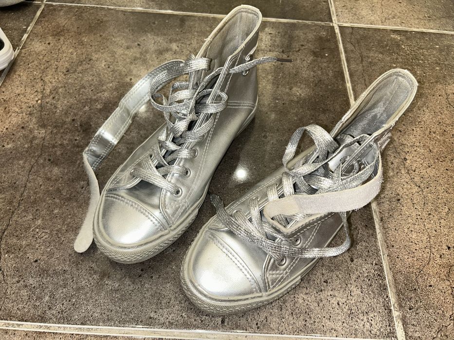 Сребристи кецове 39 размер