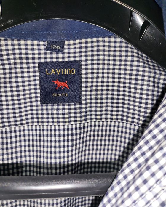 Camasa de barbati devanzare instare foarte buna negru cualb marime 3XL