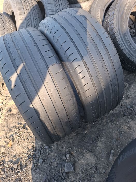 Vand 2 anvelope 225 55 17 goodyear de vara bune