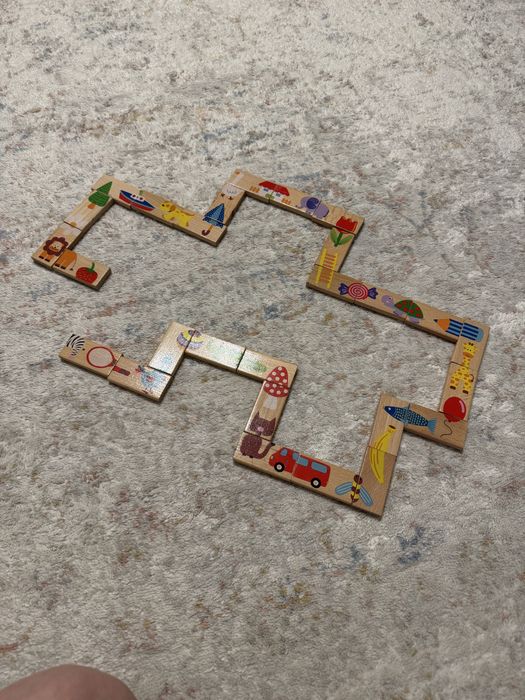 Домино из дерева