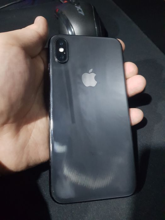 iPhone X qora 256 gb ideal