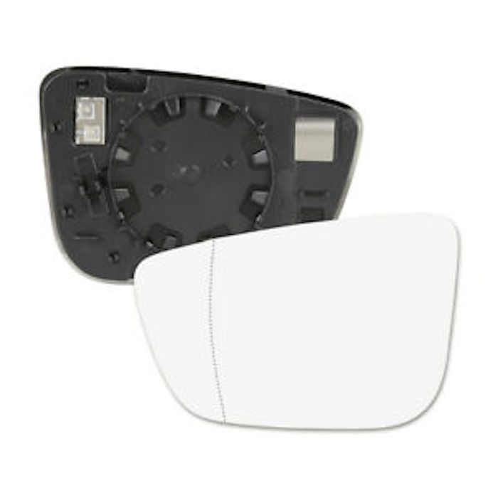 Geam oglinda exterioara cu suport fixare Bmw Seria 5, 05.20, Seria 6 Gt, 12.20; Seria 7, 07.20; Seria 8, 05.20, partea Stanga, incalzit; sticla
