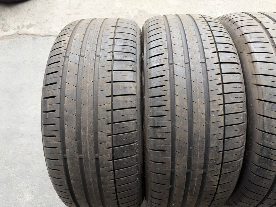 4бр. Летни Спорт-Пакет Гуми С Борд 255/45ZR/20 и *MO* 285/40ZR/20 -FALKEN + DUNLOP- DOT:4921+1322- 5.8мм+6.6мм