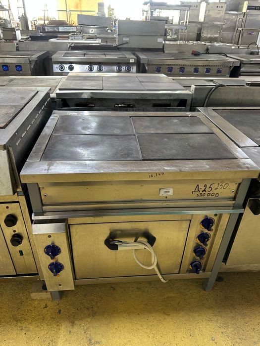 Плита 4х канфорная, оборудование