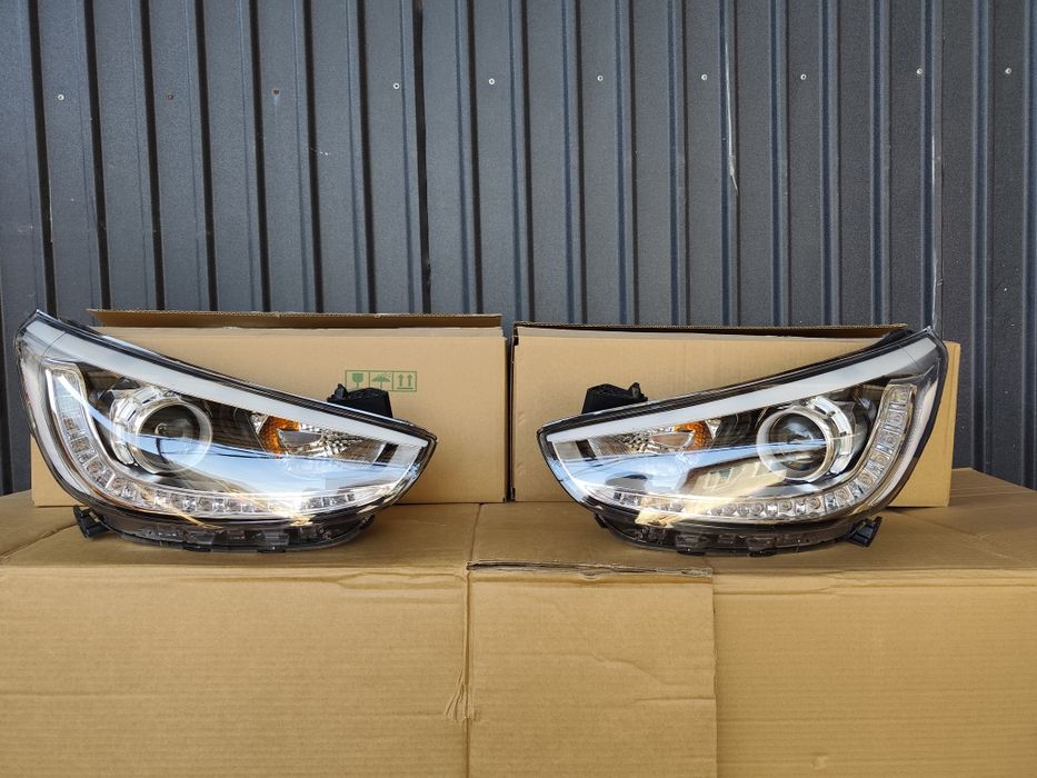 Фары линзовые акцент